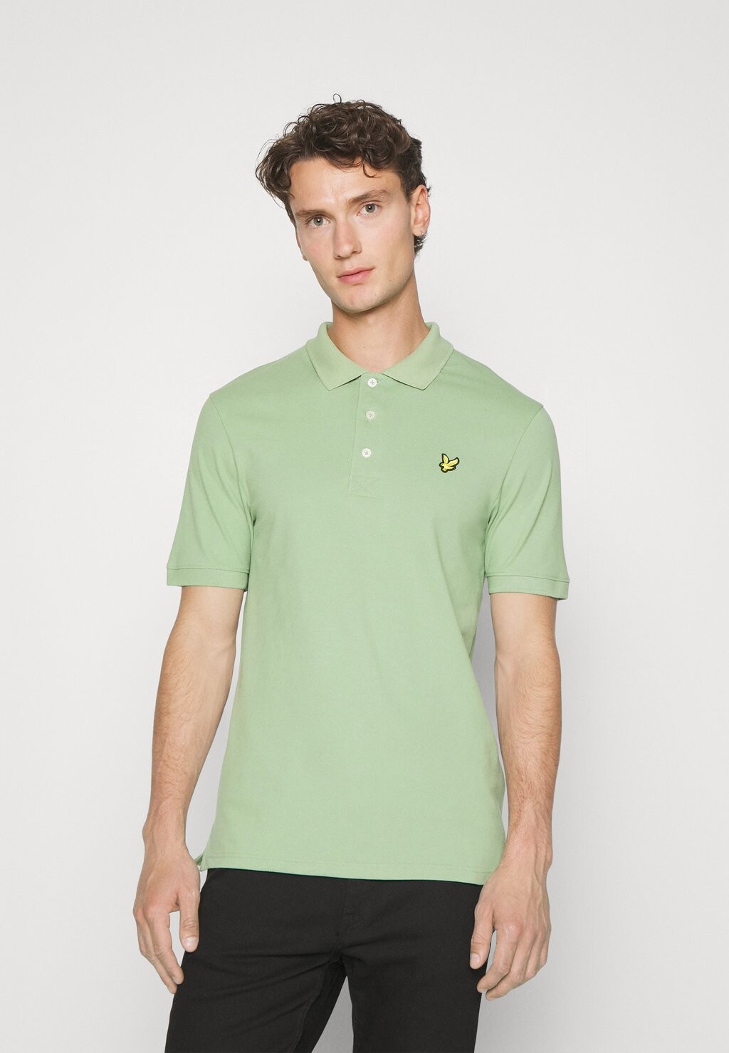 

Рубашка-поло PLAIN Lyle & Scott, зеленый Glencoe