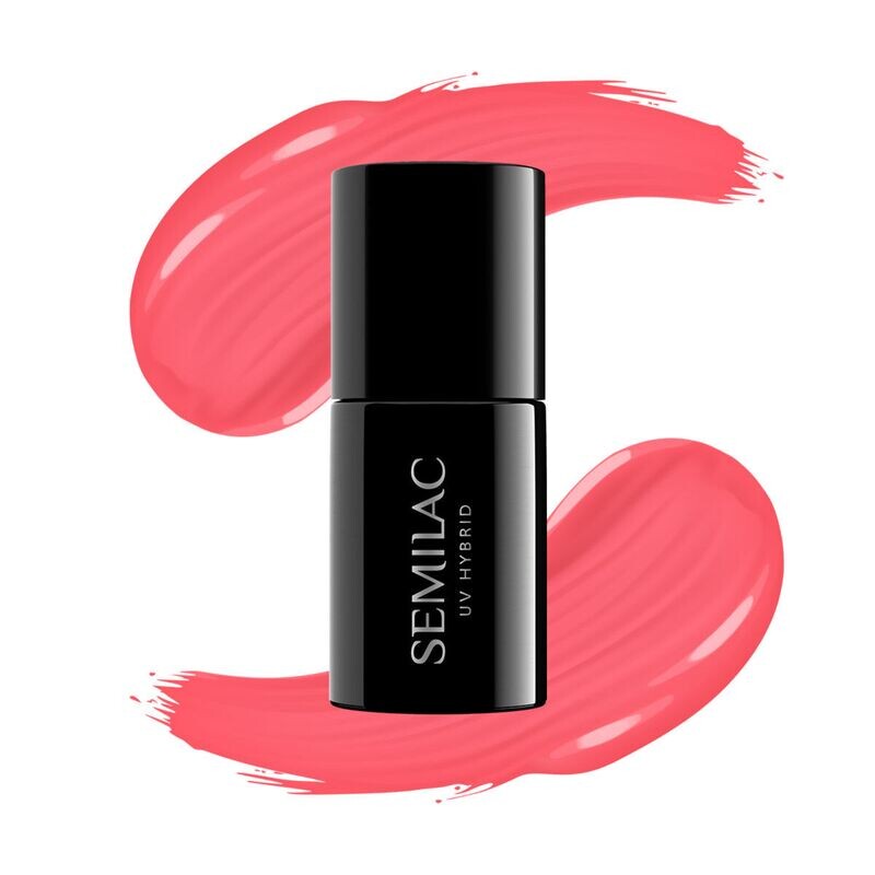 

006 УФ-лак для ногтей Hybrid Classic Coral Semilac, 7 ml
