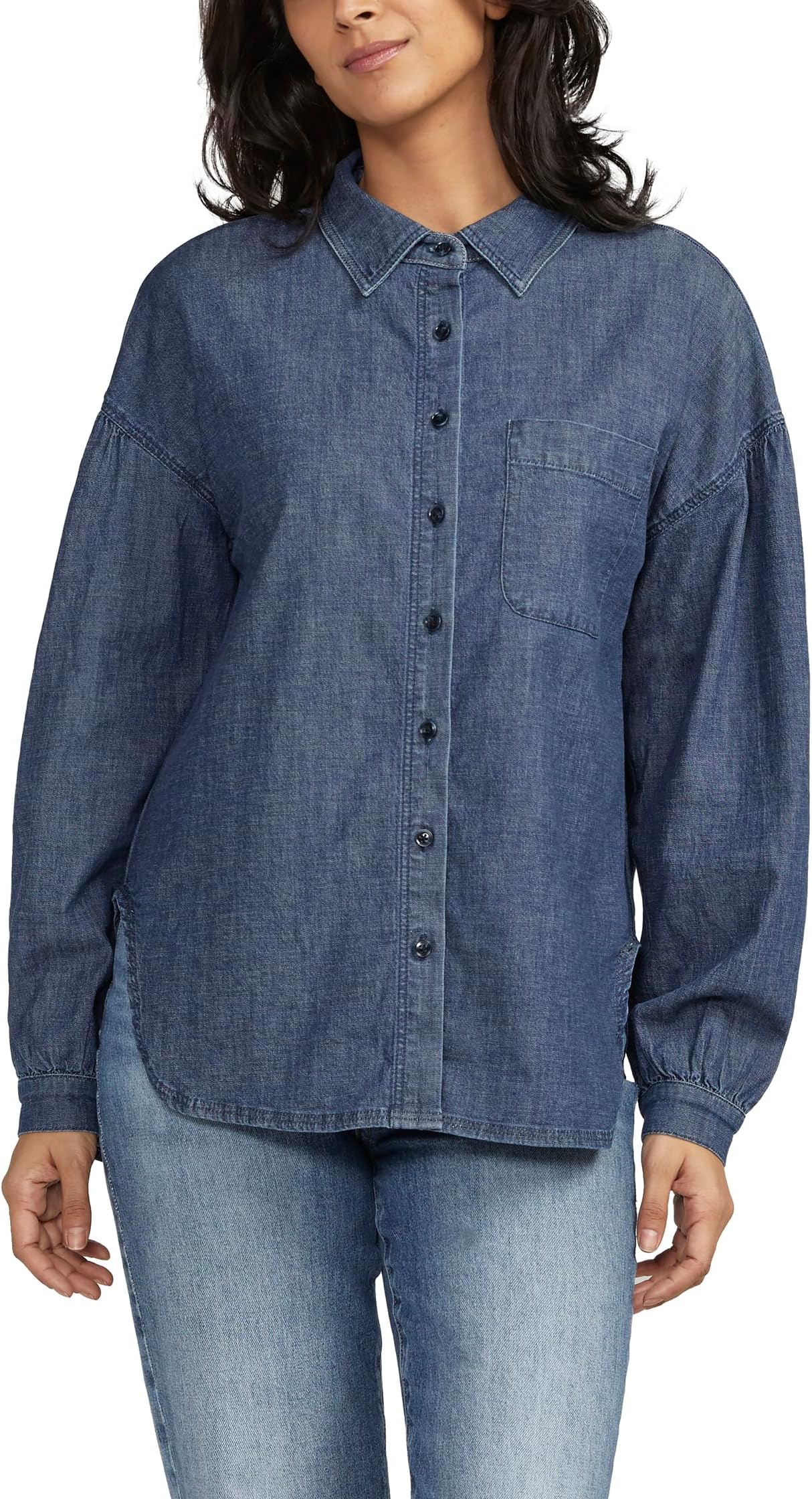 Свободная рубашка на пуговицах Jag Jeans, цвет Blue Edge anti blue ray гидрогелевая пленка mosseller для motorola edge 30 neo