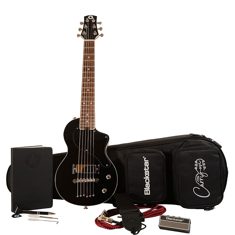Электрогитара Blackstar Carry-On Travel Guitar Standard Pack - Black гитарный комплект blackstar carry on white