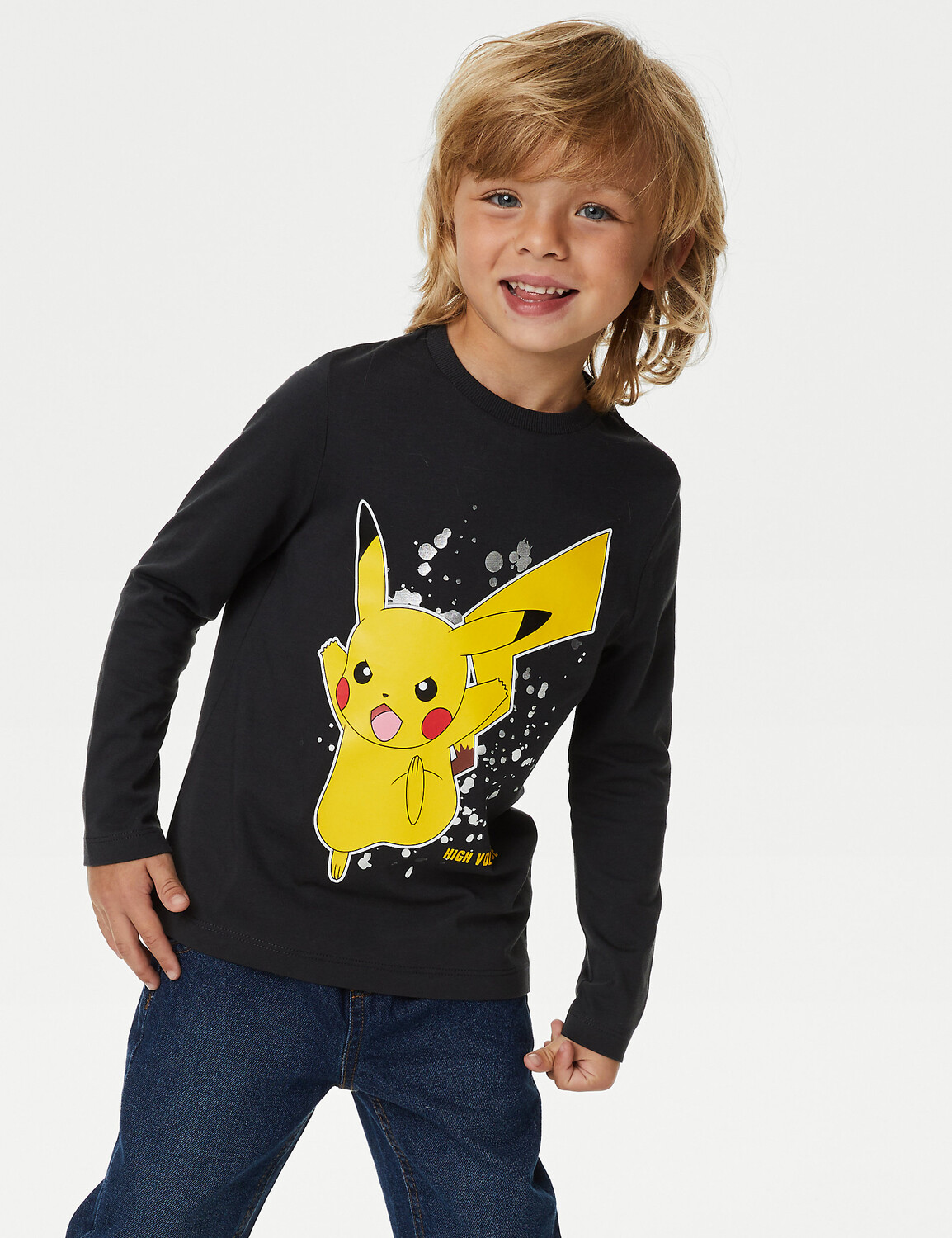 

Топ из чистого хлопка Pokémon (2–8 лет) Marks & Spencer