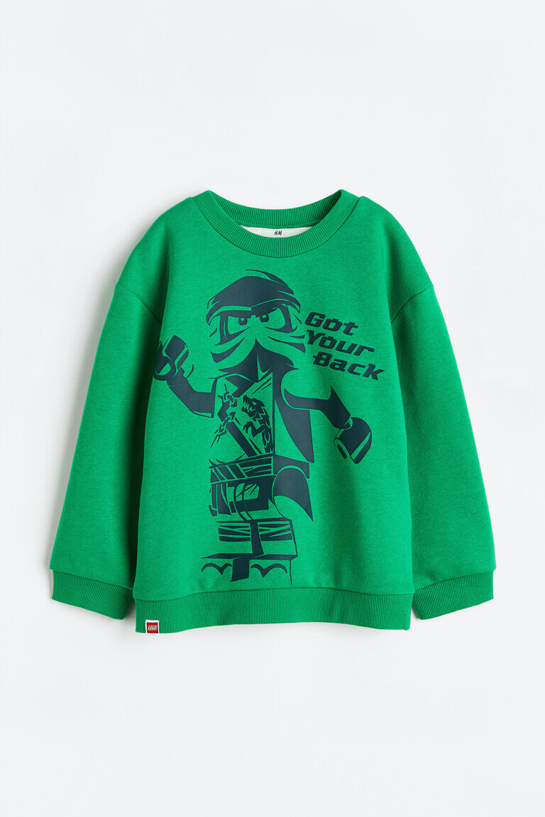 

Толстовка с принтом H&M, зеленый