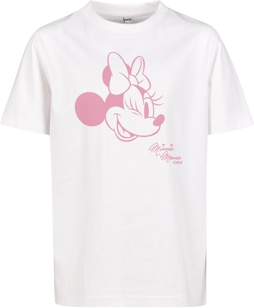 Футболка Mister Tee Kids Minnie Mouse XOXO Tee, белый