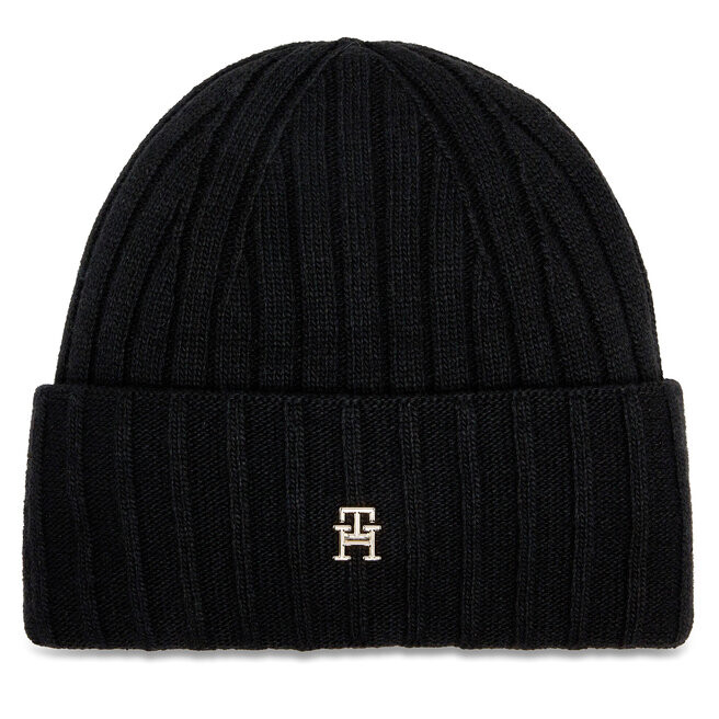 

Шапка Tommy Hilfiger EssentialChic Beanie, черный