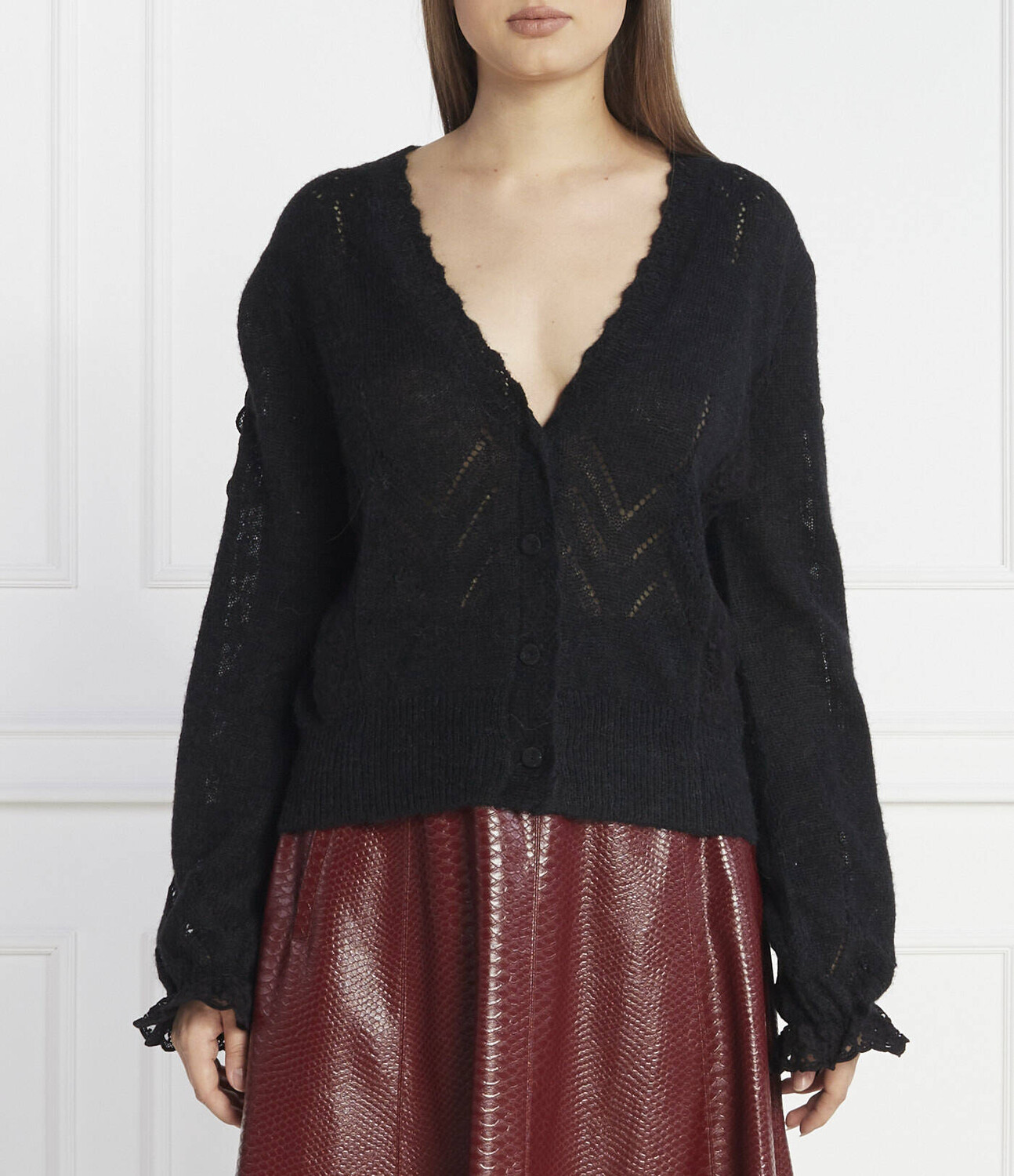 

Свитер TWINSET Regular Fit, черный