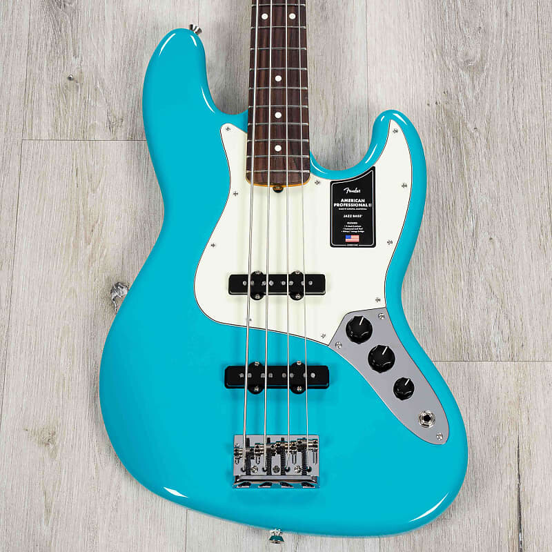 

Басс гитара Fender American Professional II Jazz Bass, Rosewood Fretboard, Miami Blue