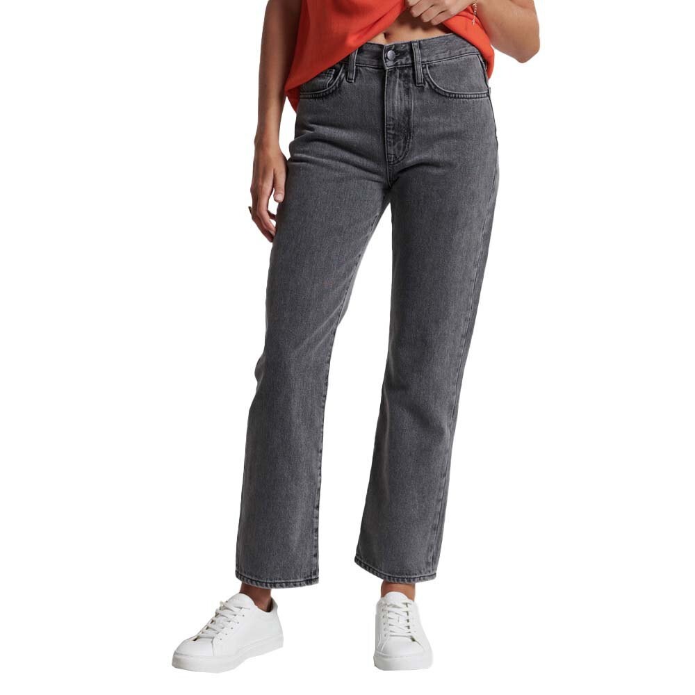 

Джинсы Superdry Studios High Rise, серый