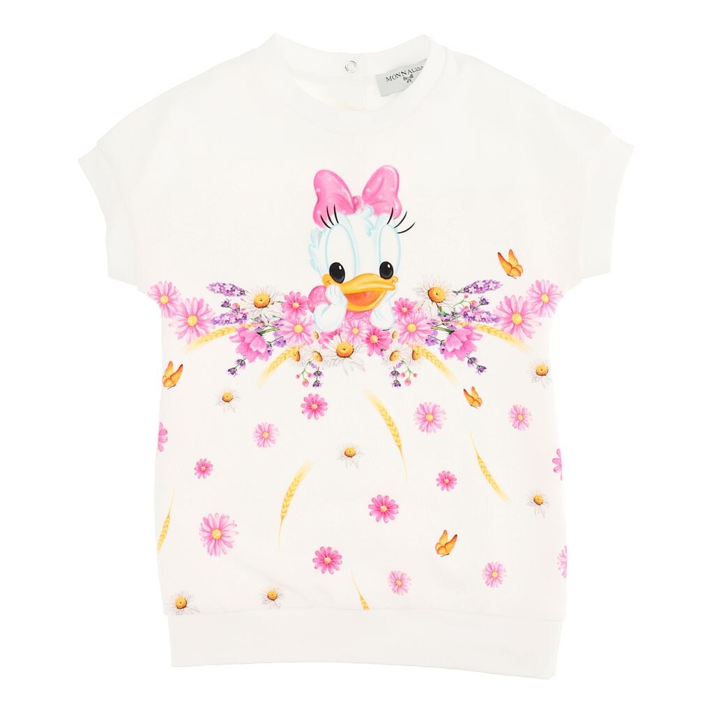 

Белое платье Disney Daisy Duck Monnalisa, белый