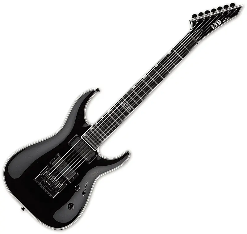 

Электрогитара ESP LTD MH-1007ET 7 String Evertune Electric Guitar in Black