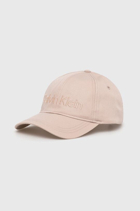 

Хлопковая бейсболка Calvin Klein, серый