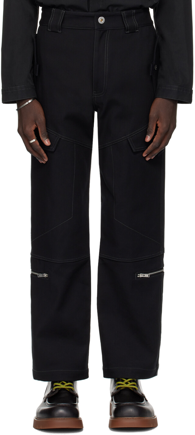 

Черные тактические брюки-карго Dion Lee, цвет Black
