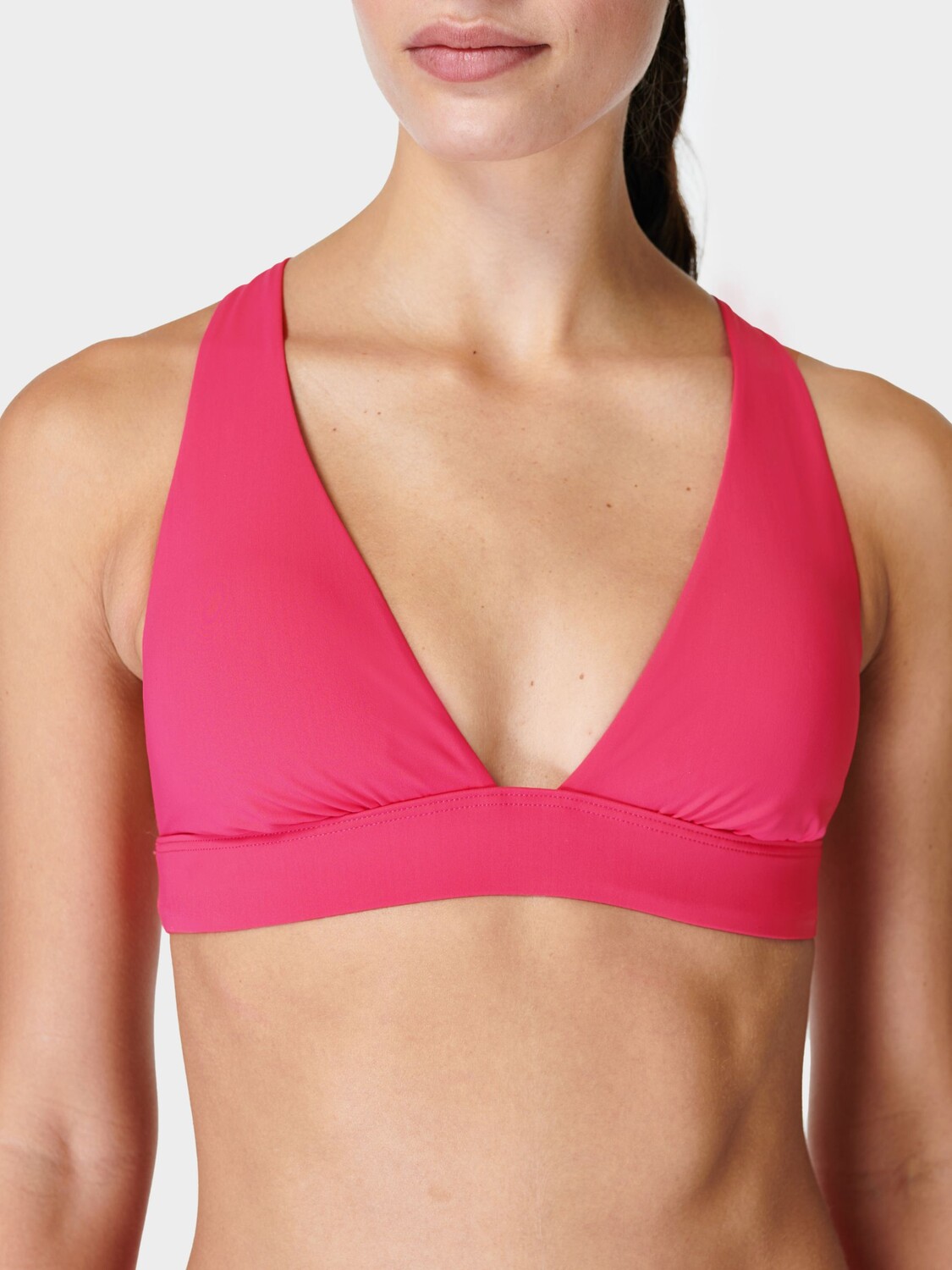 

Топ бикини Sweaty Betty Peninsula Xtra Life, светящийся розовый