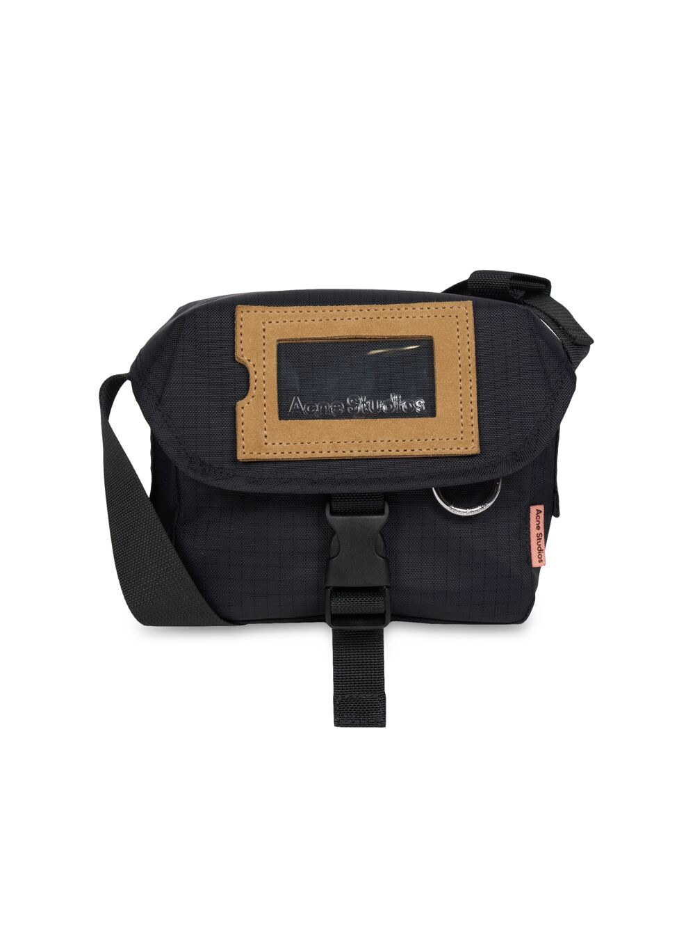 

Сумка Mini Post Ripstop из нейлона и замши Acne Studios, черный