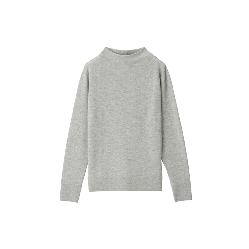 

Свитер Muji с круглым воротником, темно-коричневый