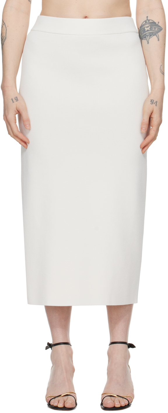 Белая юбка-миди соланж The Frankie Shop юбка galar миди размер 58 синий