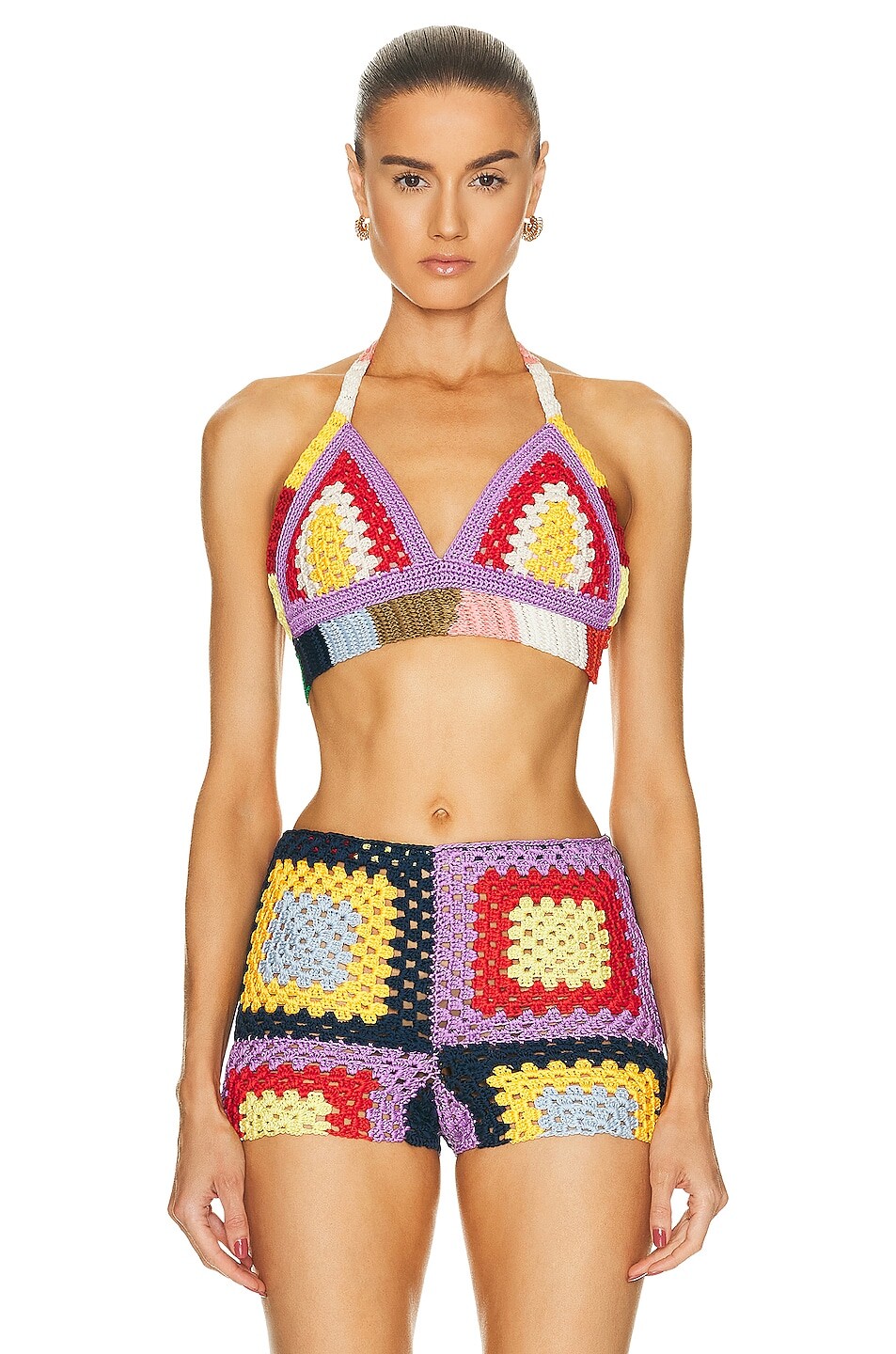 

Бюстгальтер Marni X No Vacancy Inn Crochet Halter, цвет Multicolor