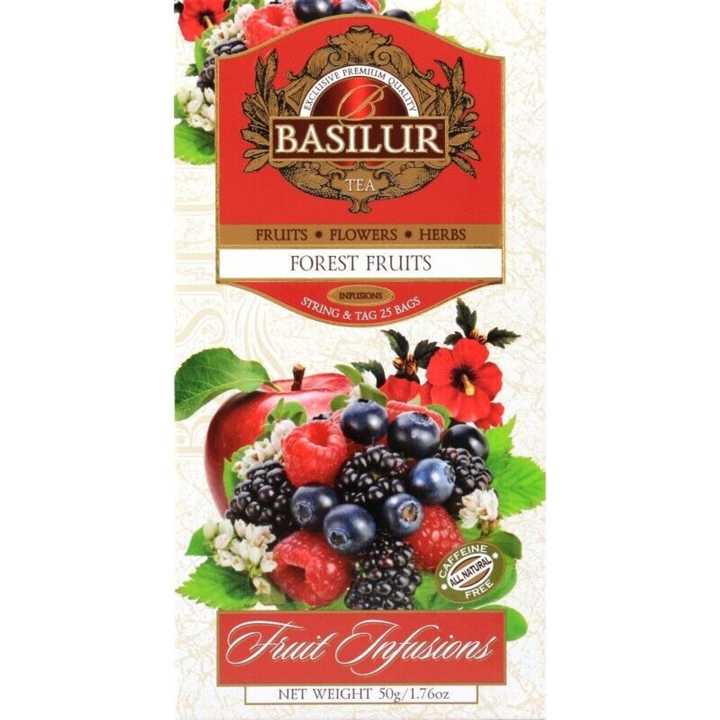 

Basilur-FOREST FRUITS пакетик 25х2г
