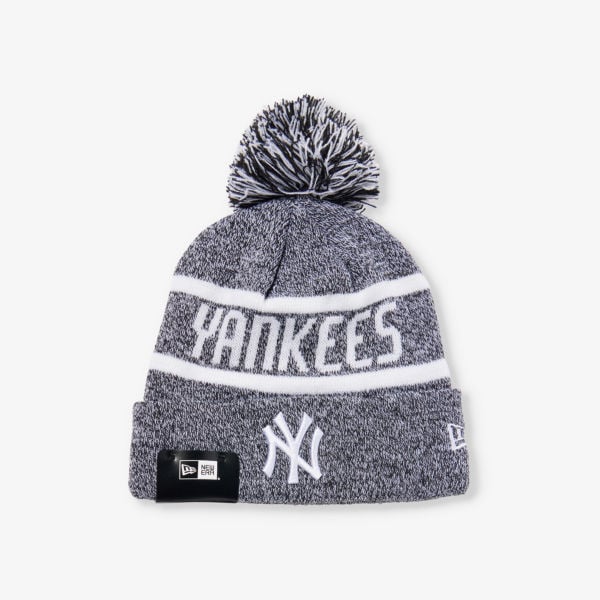 

Вязаная шапка-бини с вышивкой new york yankees mlb New Era, черный