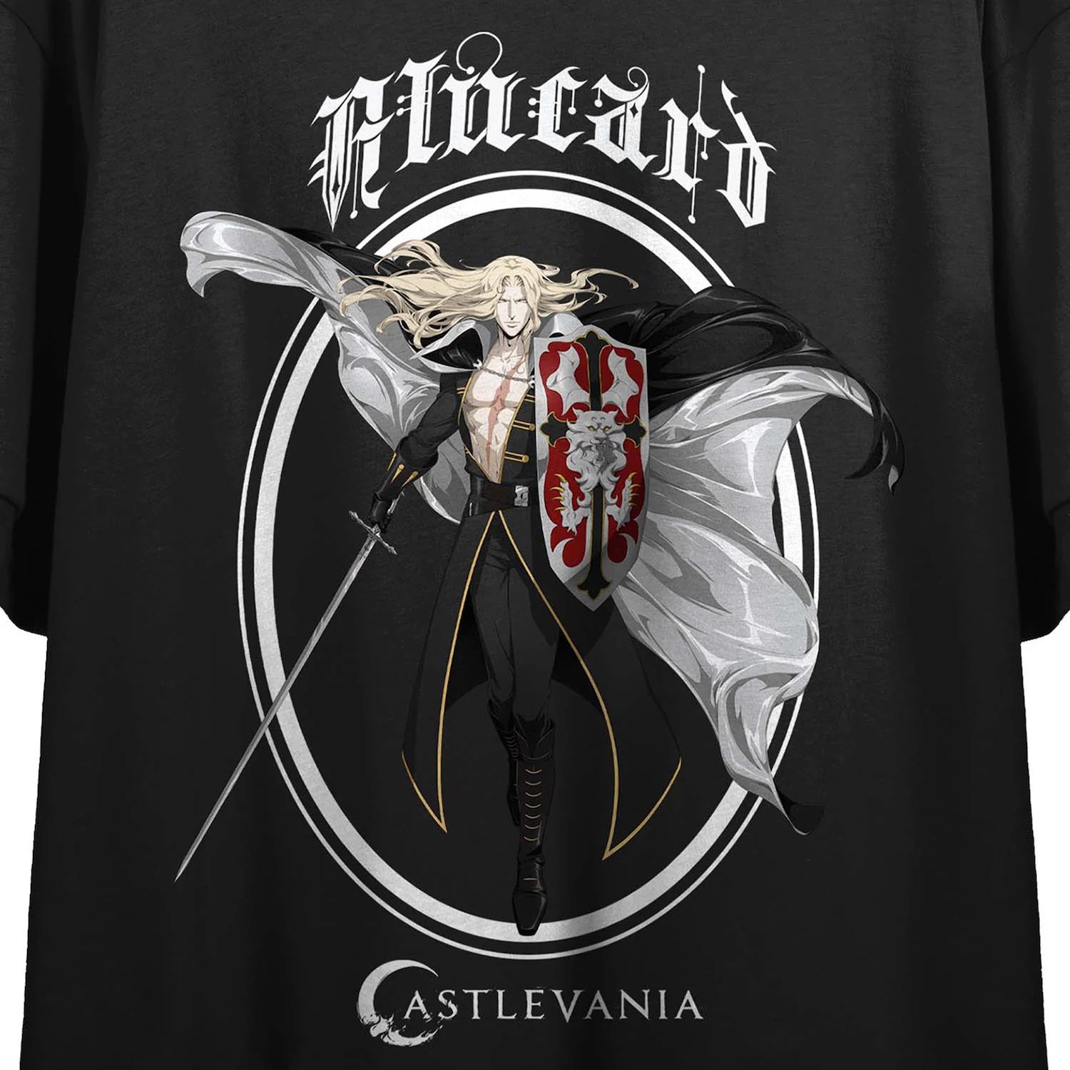 Укороченная футболка с рисунком Castlevania Alucard для юниоров Licensed Character