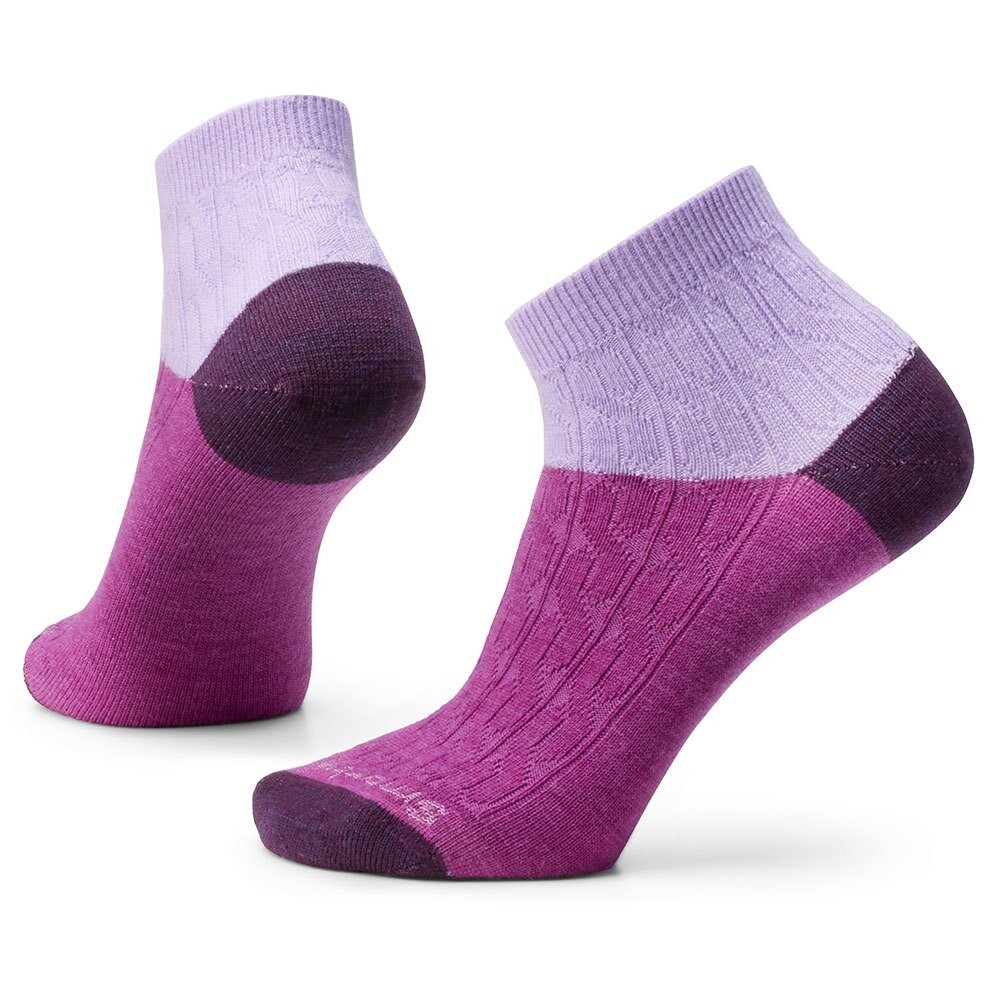 

Носки Smartwool Everyday Cable Short, фиолетовый