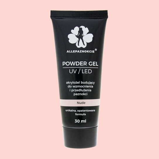 

Нюдовый акриловый гель, 30 мл AllePaznokcie, Powder Gel