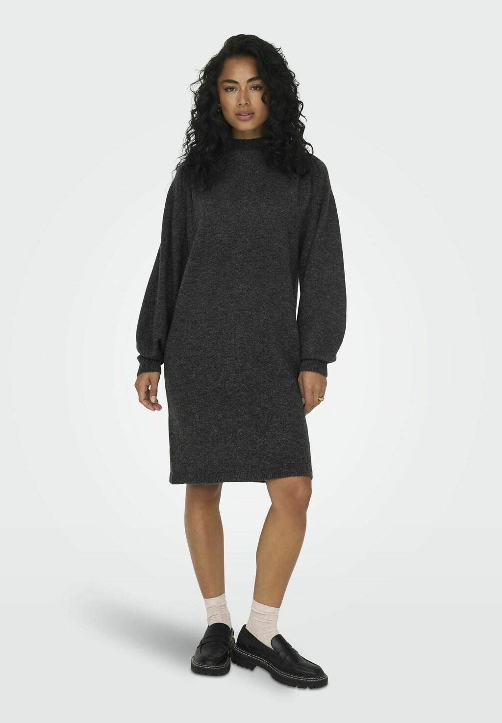 

Платье ONLY HIGH NECK, цвет dark grey melange