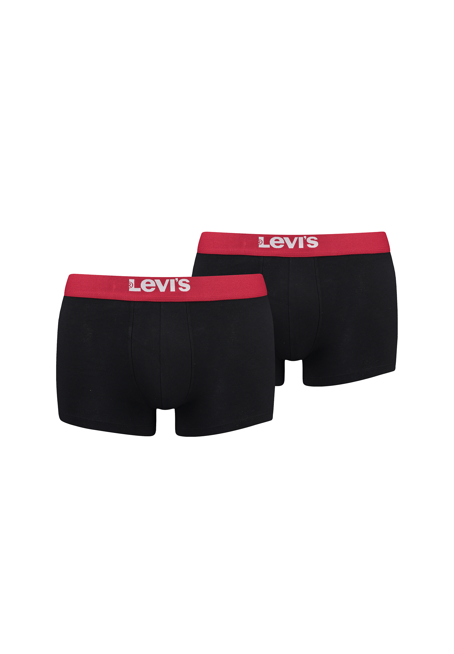 Боксеры Levi´s Boxershorts LEVIS MEN SOLID BASIC TRUNK ORGANIC CO 2 шт, цвет Black/Red levi s levi’s® red™ overall