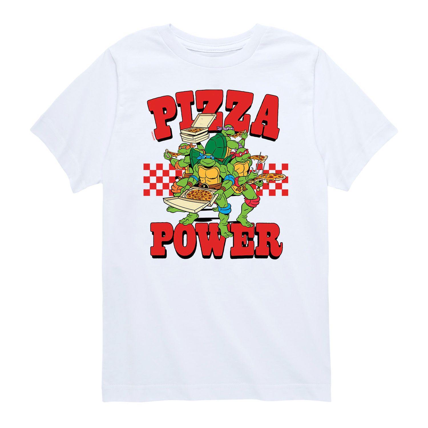 Футболка с рисунком «Пицца Пауэр» для мальчиков 8–20 лет «Черепашки-ниндзя» Licensed Character зеленая футболка с рисунком черепашки ниндзя для мальчиков 8–20 лет licensed character