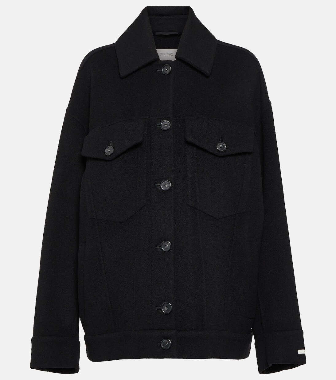 

Шерстяная куртка laccio Sportmax, черный