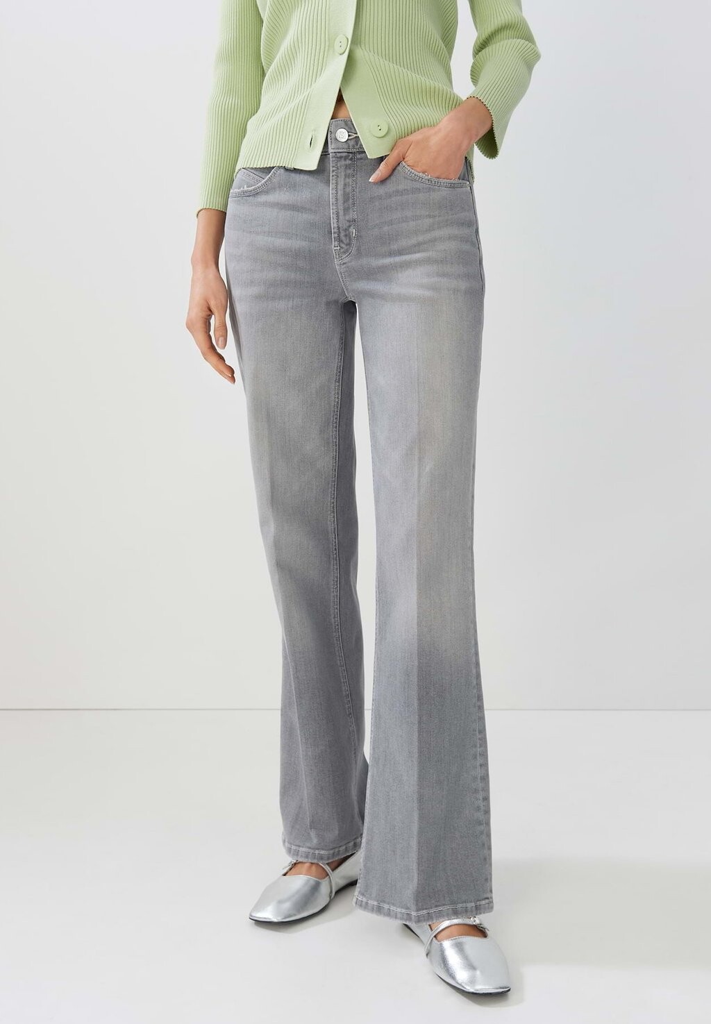 

Расклешенные джинсы CARIE someday., цвет motion grey