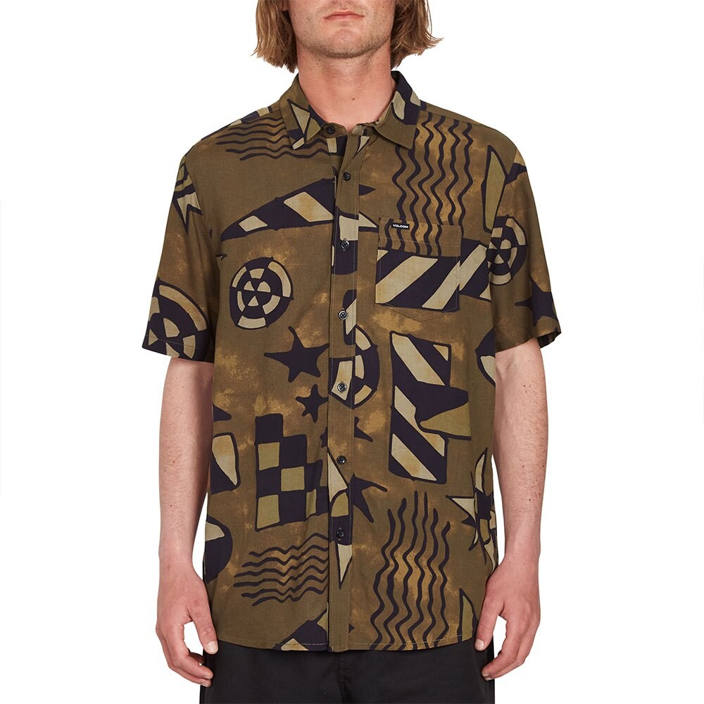 

Рубашка с коротким рукавом Volcom Hand Geo, зеленый