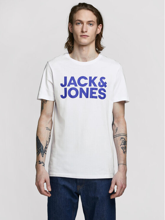 

Футболка узкого кроя Jack&Jones, белый