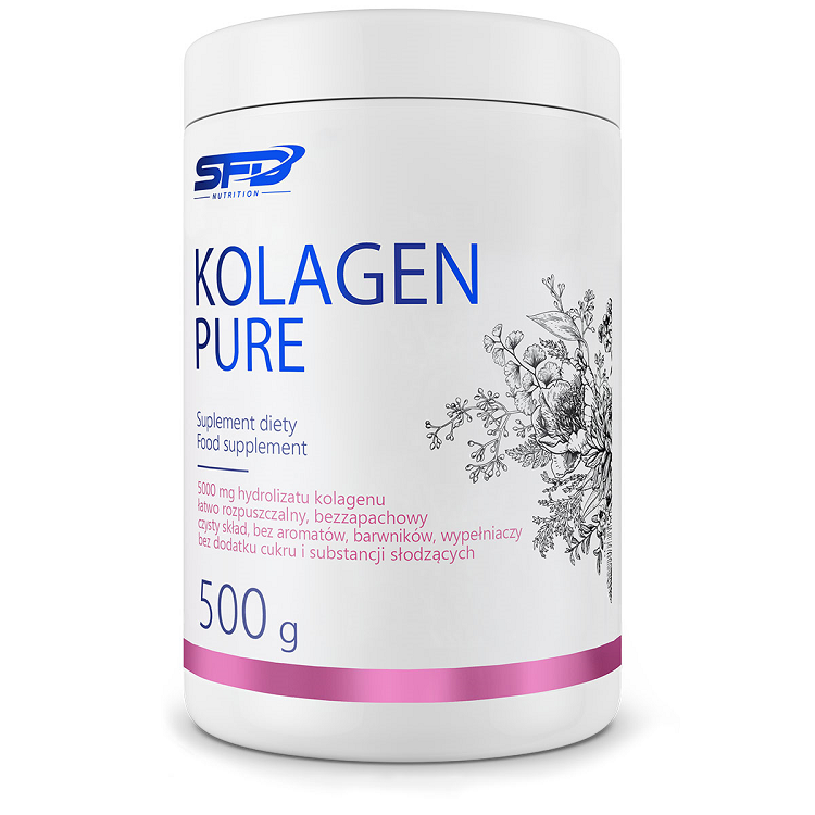 Препарат, поддерживающий состояние кожи и суставов Sfd Kolagen Pure, 500 гр now foods biocell collagen hydrolyzed type ii препарат поддерживающий состояние кожи и суставов 120 шт