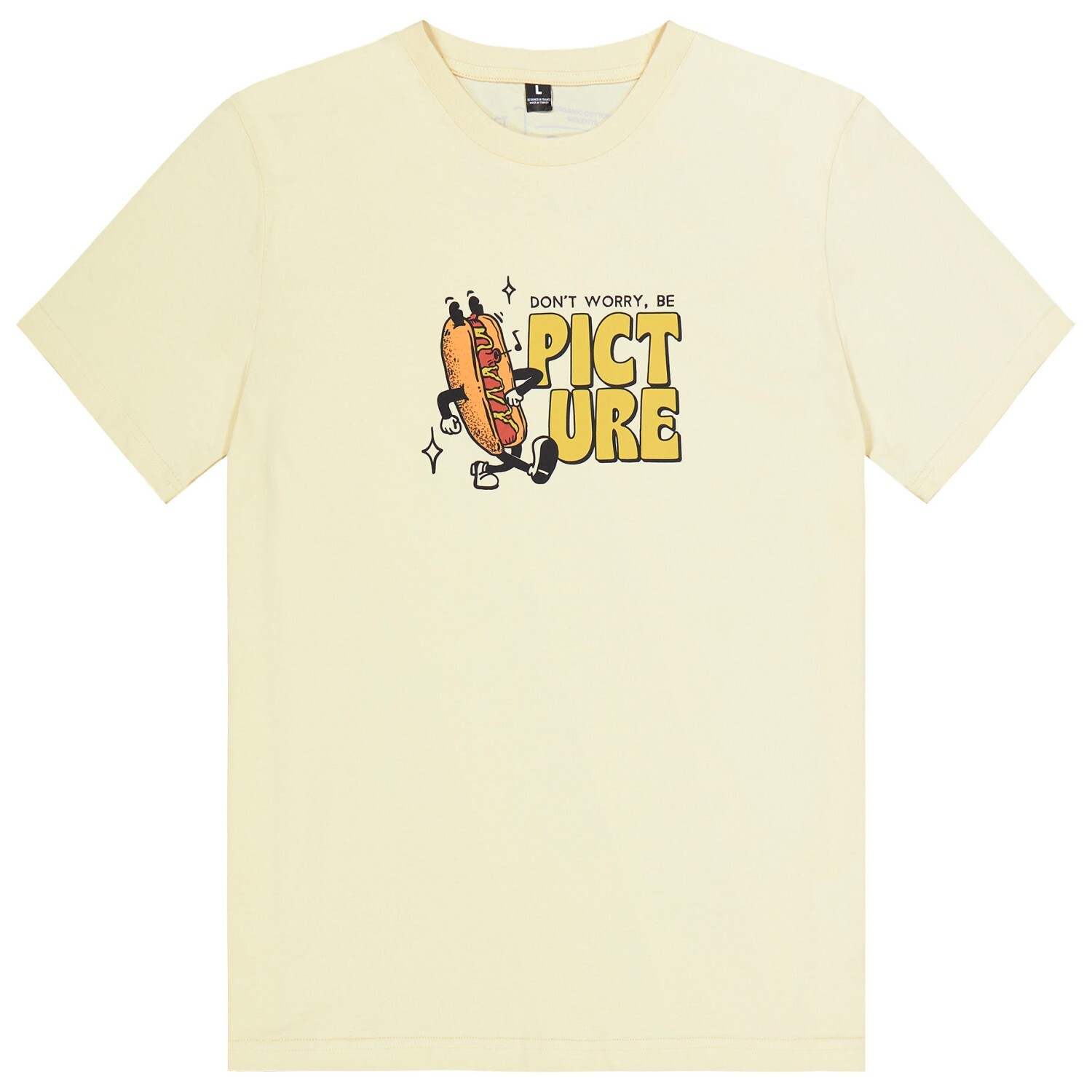 

Футболка Picture Basement Mustard Tee, цвет Wood Ash