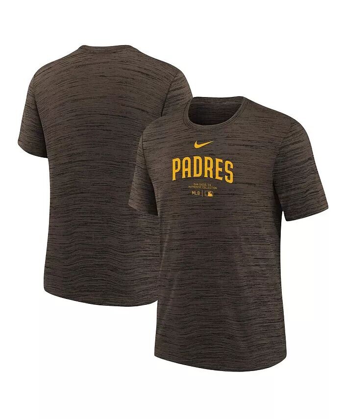 

Коричневая футболка Big Boys and Girls San Diego Padres из аутентичной коллекции для тренировок и выступлений Nike, коричневый