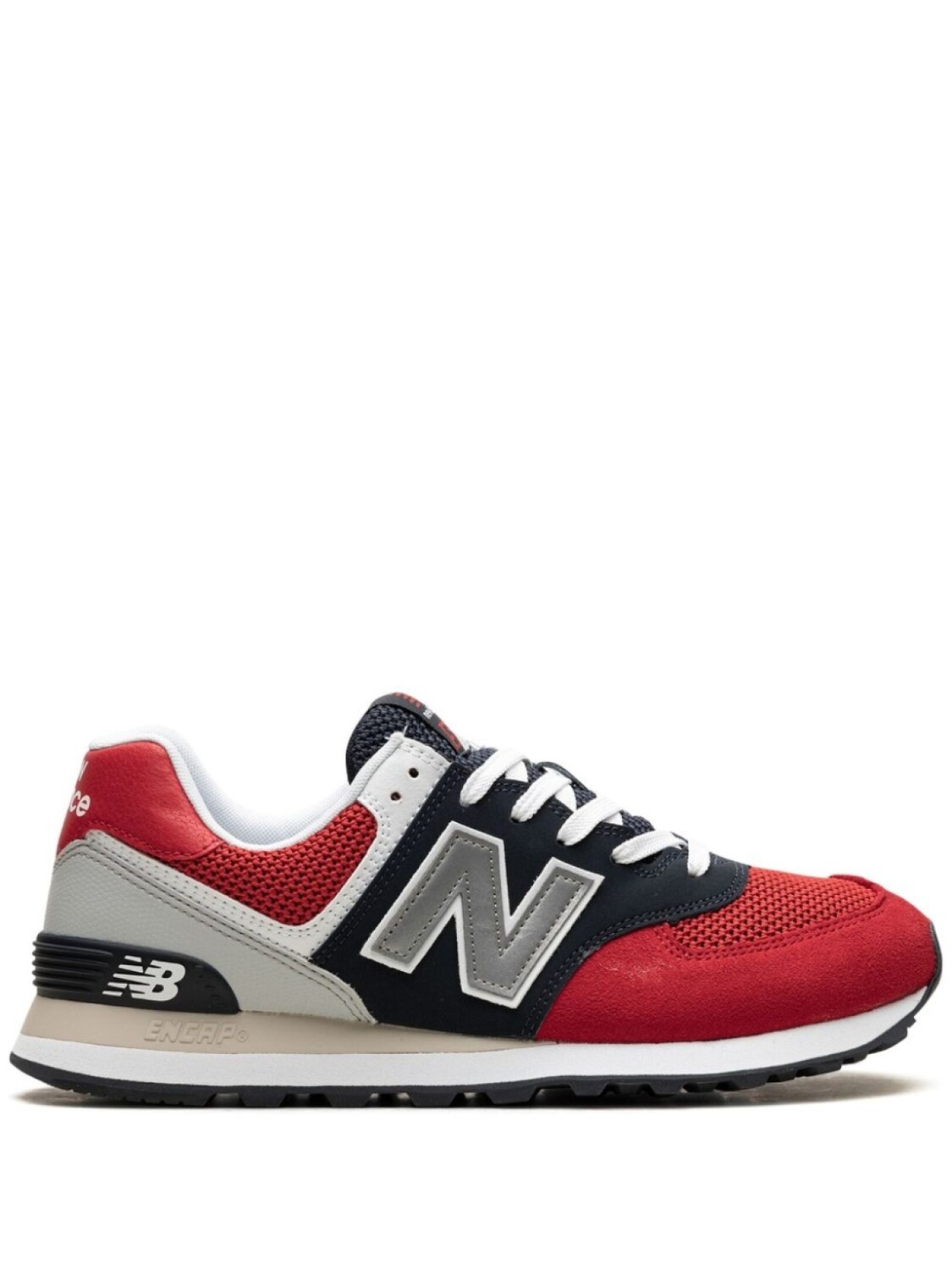 

New Balance кроссовки 574 Pebbled Sport "Team Red", красный