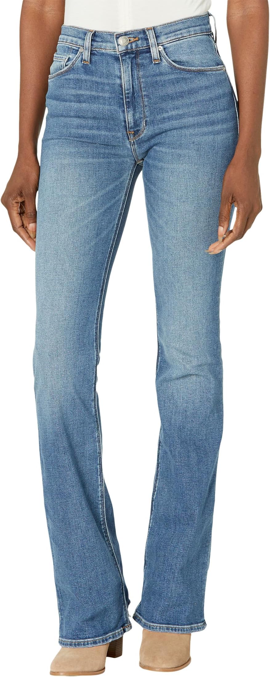 Джинсы Barbara High-Rise Bootcut in Sandy Dest Hem Hudson Jeans, цвет Sandy Dest Hem