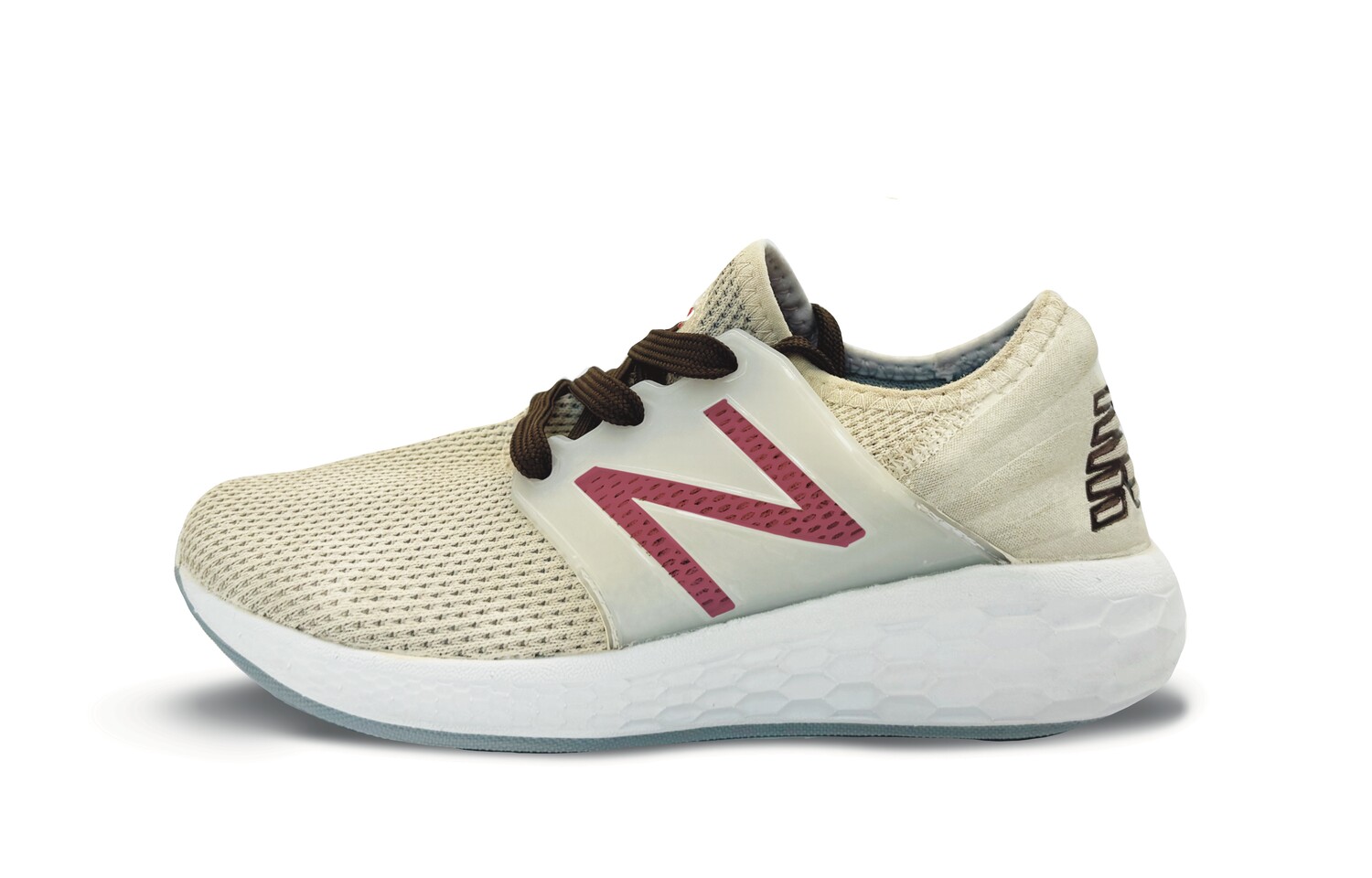 

Кроссовки женские с низким верхом бежевые/розовые New Balance