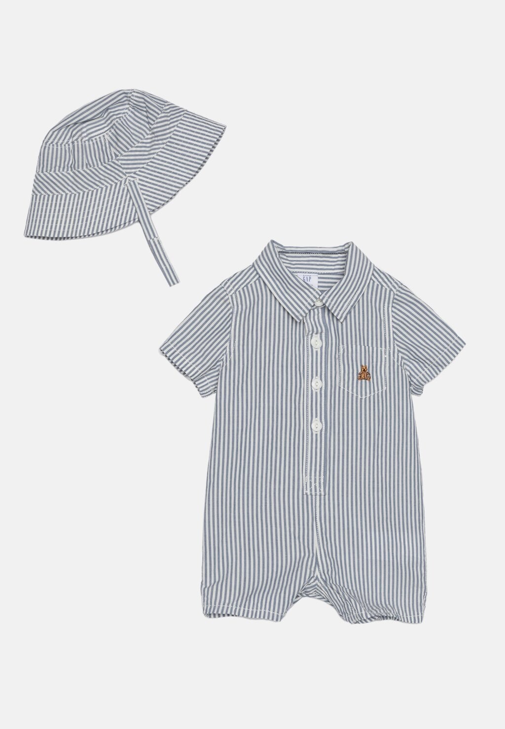 

Комплект SHORTIE HAT BABY GAP, цвет bainbridge blue