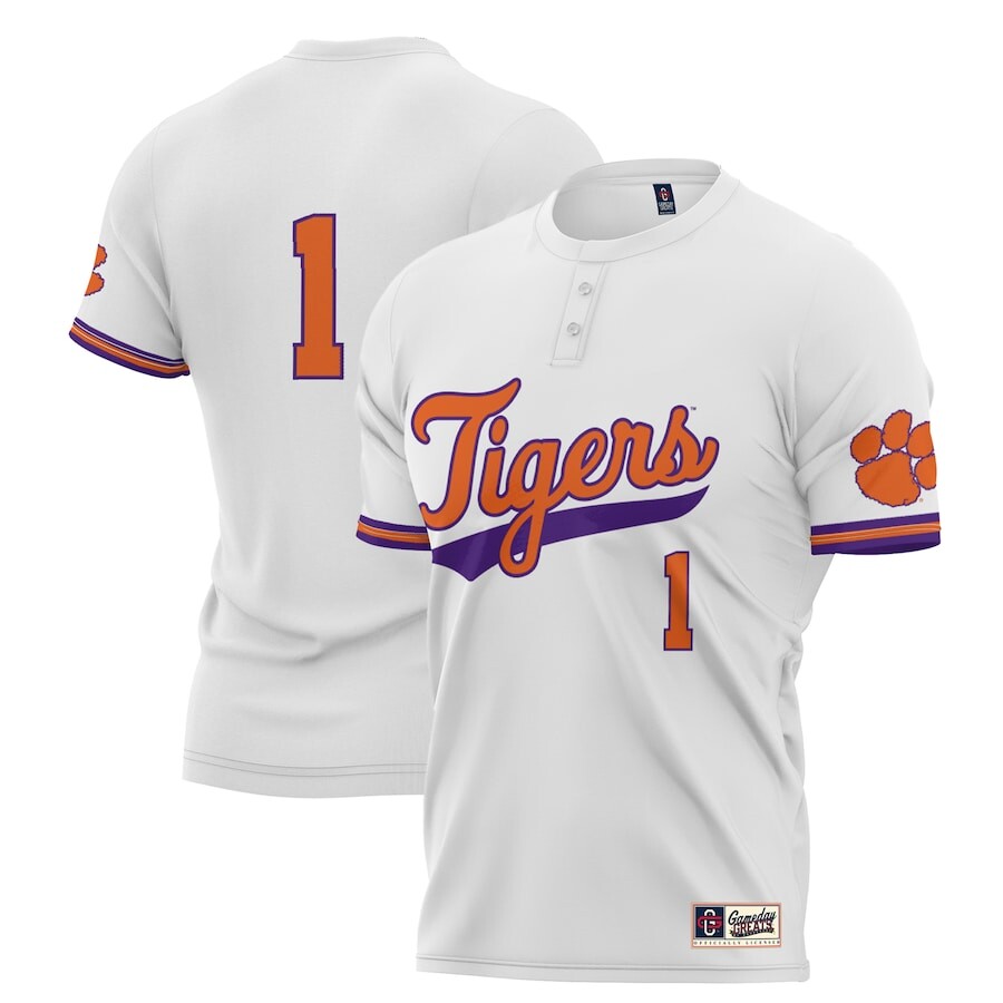 

Джерси ProSphere Clemson Tigers, белый