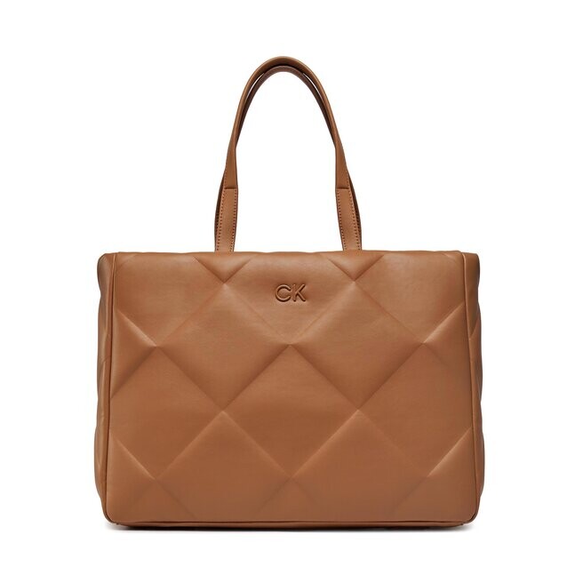 

Сумка Calvin Klein Re-LockQuilt Tote, коричневый