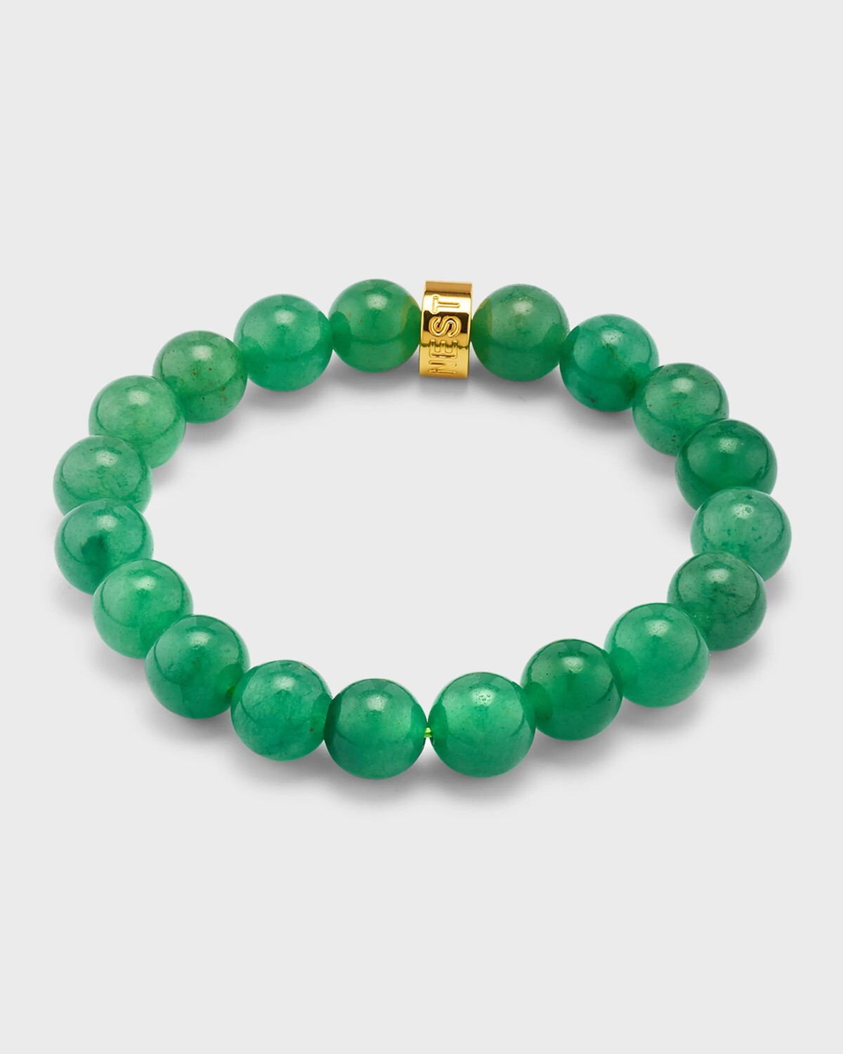 

Эластичный браслет с нефритовым авантюрином NEST Jewelry, цвет Green