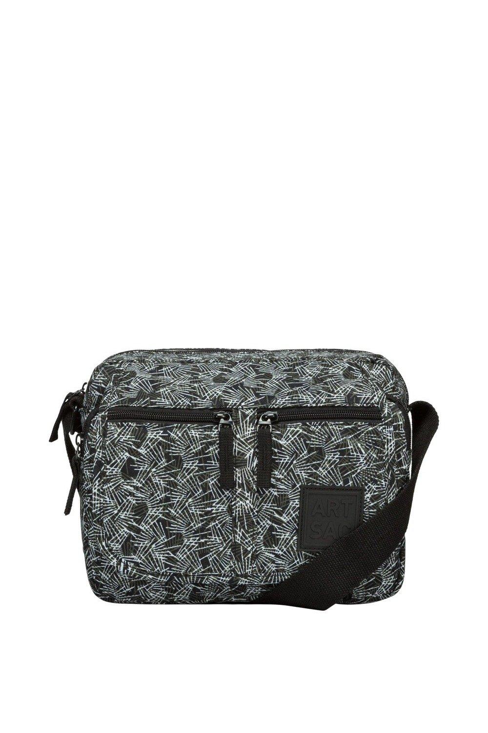 Нейлоновая сумка через плечо с несколькими карманами Artsac, черный наплечная сумка с отделениями для макияжа на молнии с рисунком диснея