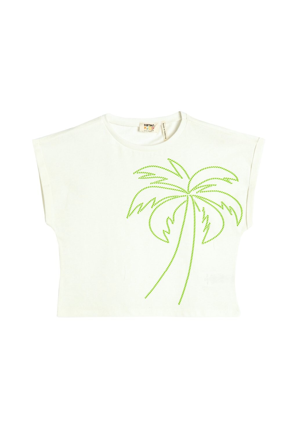 

Футболка с принтом PRINTED SHORT SLEEVE CREW NECK Koton, цвет ecru