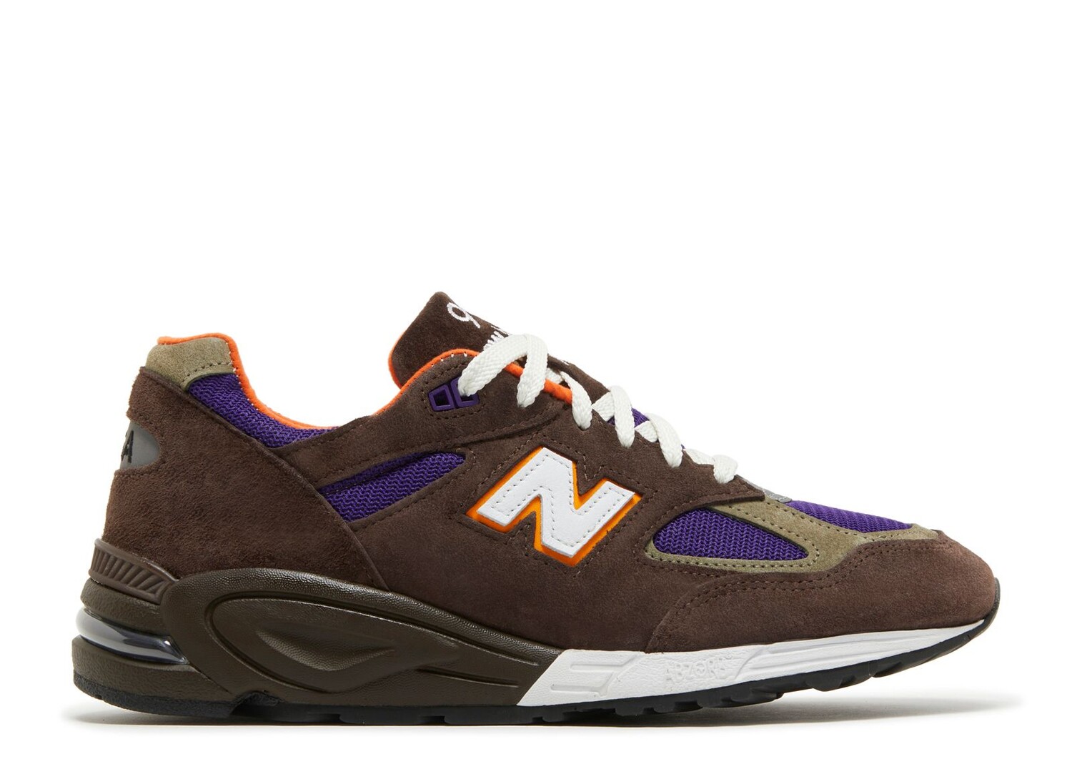 

Кроссовки New Balance Teddy Santis X 990V2 Made In Usa 'Brown Purple', коричневый