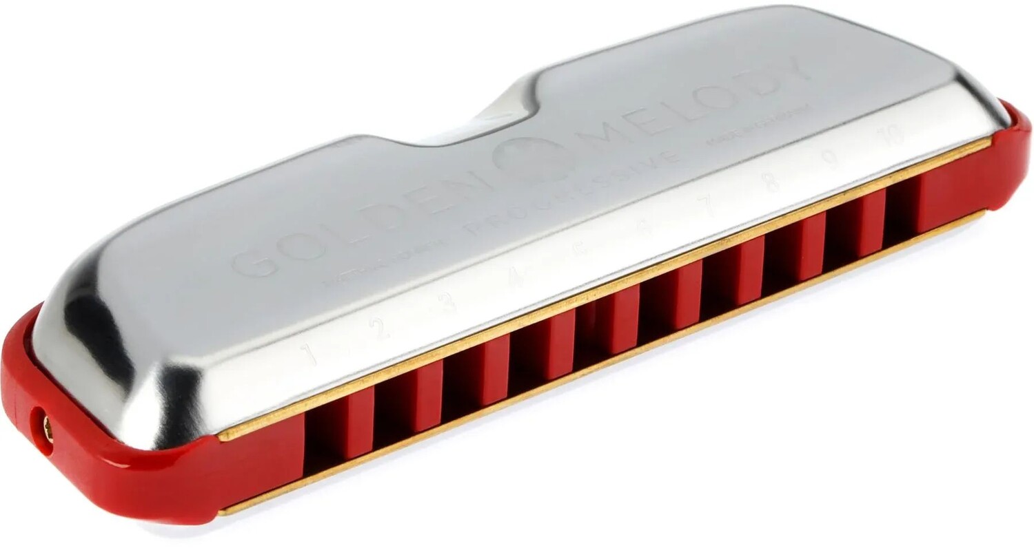 

Новая губная гармошка Hohner Golden Melody — тональность фа-диез, версия 2
