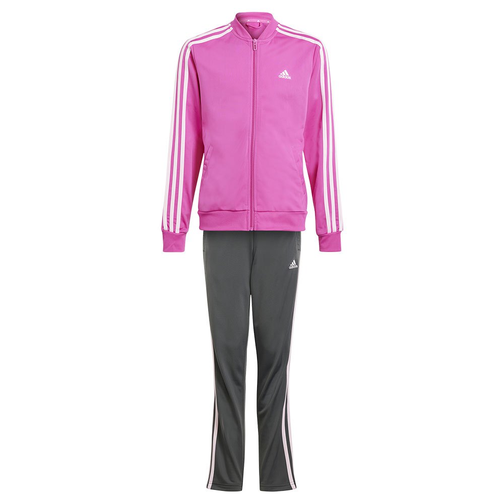 цена Спортивный костюм adidas Essentials 3 Stripes, розовый