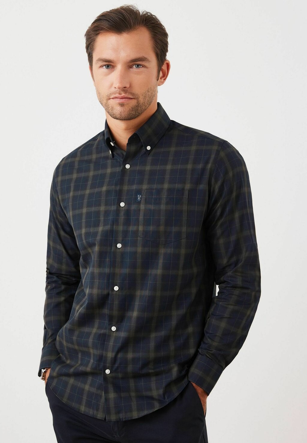 

Рубашка Easy Iron Button Down Oxford Next, черный
