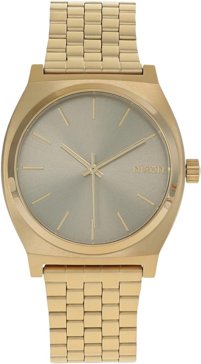Часы Time Teller Nixon, цвет Light Gold/Vintage White