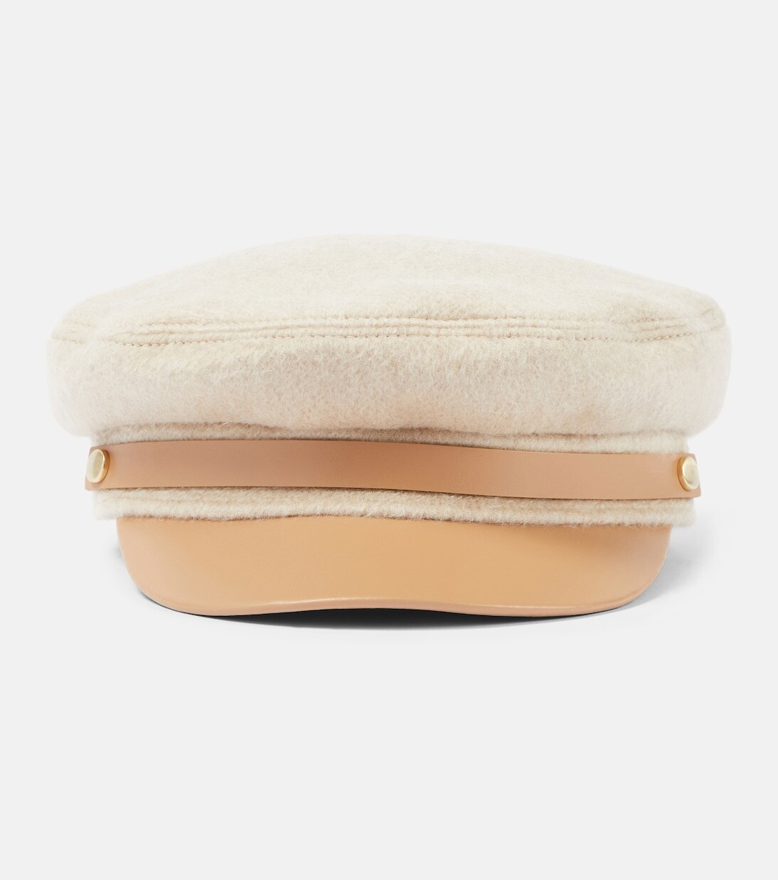

Кашемировая кепка Canossa Newsboy Max Mara, бежевый